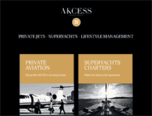Tablet Screenshot of akcess.com